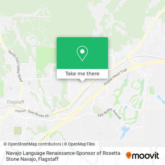Navajo Language Renaissance-Sponsor of Rosetta Stone Navajo map