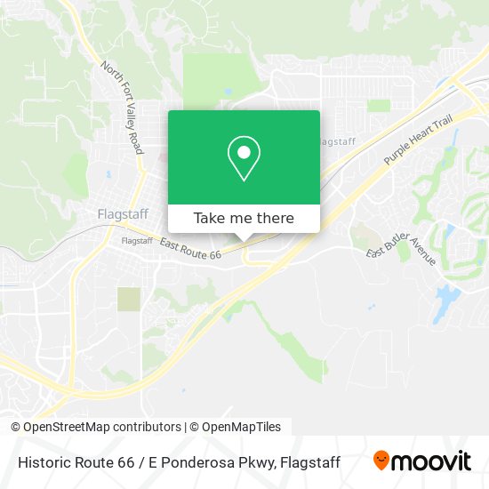 Mapa de Historic Route 66 / E Ponderosa Pkwy