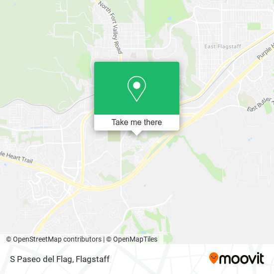 Mapa de S Paseo del Flag