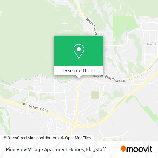 Pine View Village Apartment Homes map