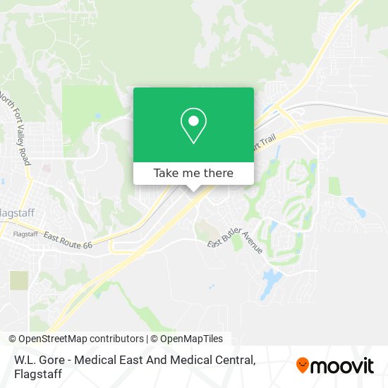 W.L. Gore - Medical East And Medical Central map