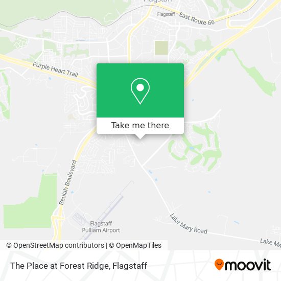 The Place at Forest Ridge map