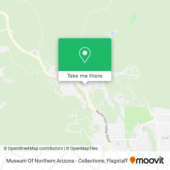 Museum Of Northern Arizona - Collections map