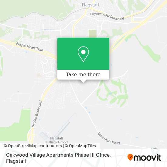 Mapa de Oakwood Village Apartments Phase III Office