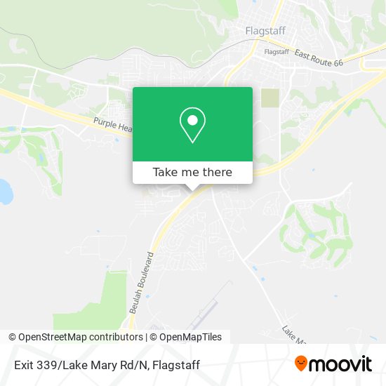 Exit 339/Lake Mary Rd/N map