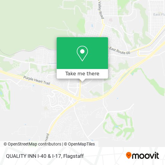 Mapa de QUALITY INN I-40 & I-17