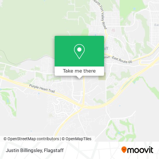 Mapa de Justin Billingsley