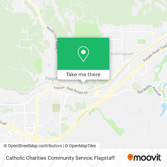 Mapa de Catholic Charities Community Service