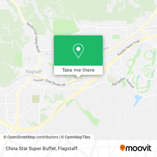 China Star Super Buffet map