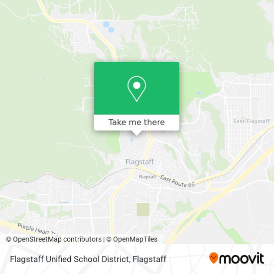 Mapa de Flagstaff Unified School District