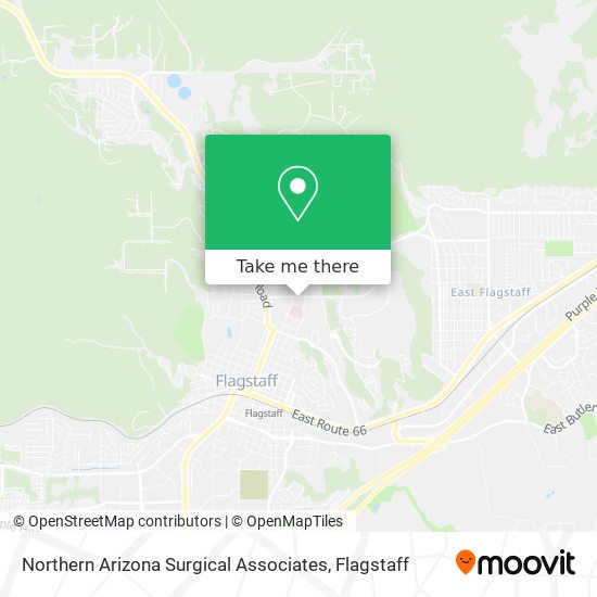 Northern Arizona Surgical Associates map