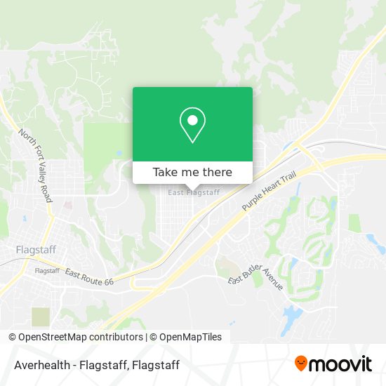 Averhealth - Flagstaff map