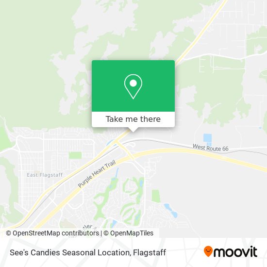 See's Candies Seasonal Location map