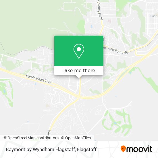 Baymont by Wyndham Flagstaff map