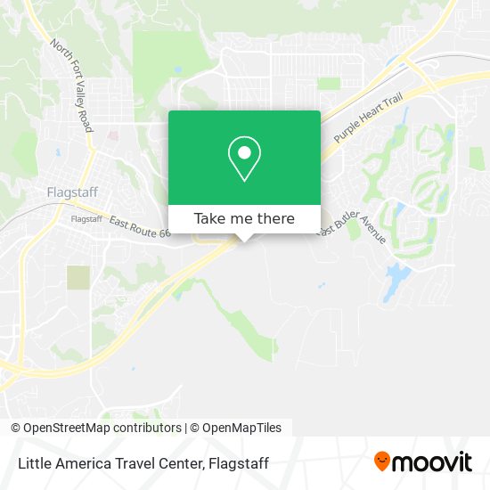 Little America Travel Center map