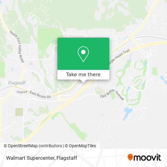 Mapa de Walmart Supercenter