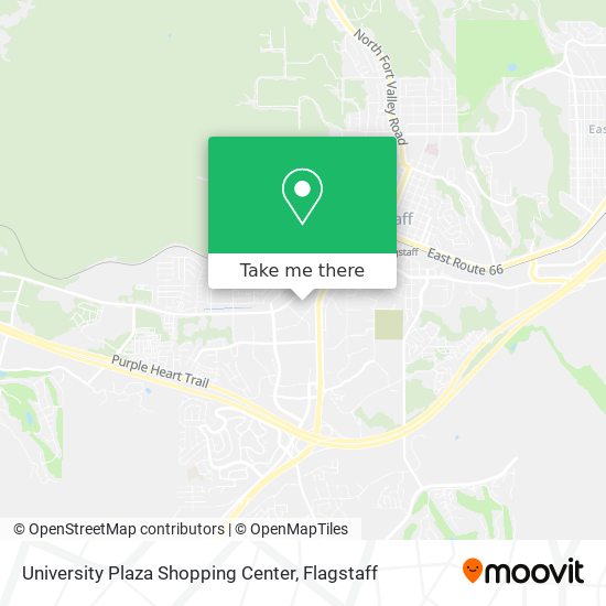 University Plaza Shopping Center map