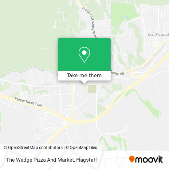 Mapa de The Wedge Pizza And Market