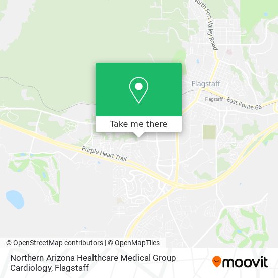 Mapa de Northern Arizona Healthcare Medical Group Cardiology