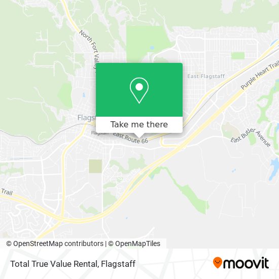 Mapa de Total True Value Rental