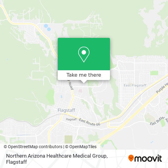 Mapa de Northern Arizona Healthcare Medical Group