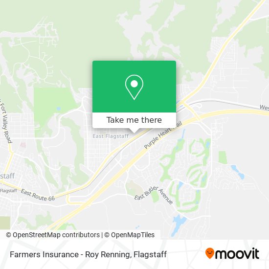 Farmers Insurance - Roy Renning map