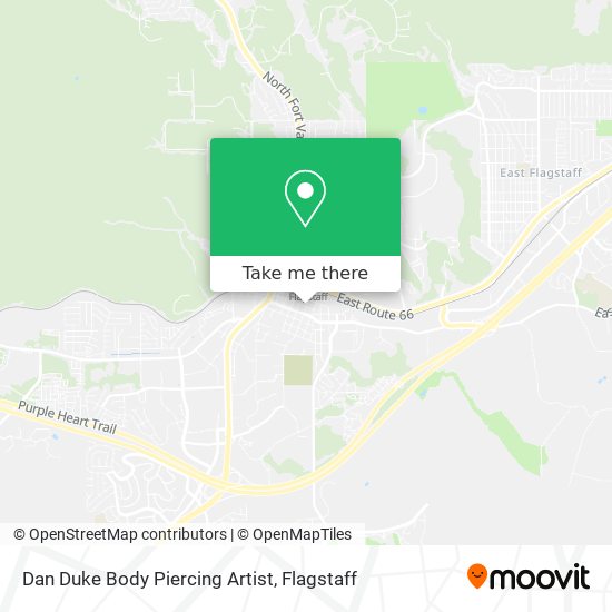 Mapa de Dan Duke Body Piercing Artist