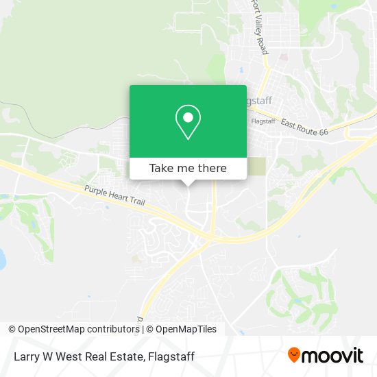 Larry W West Real Estate map