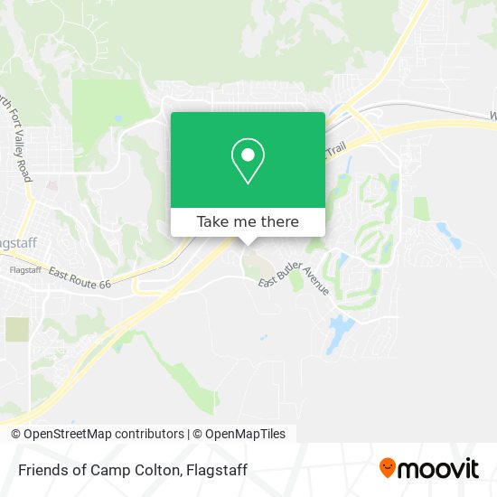 Friends of Camp Colton map