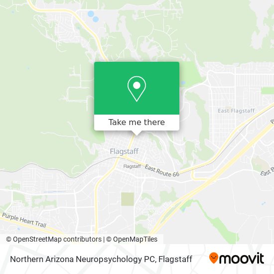 Northern Arizona Neuropsychology PC map