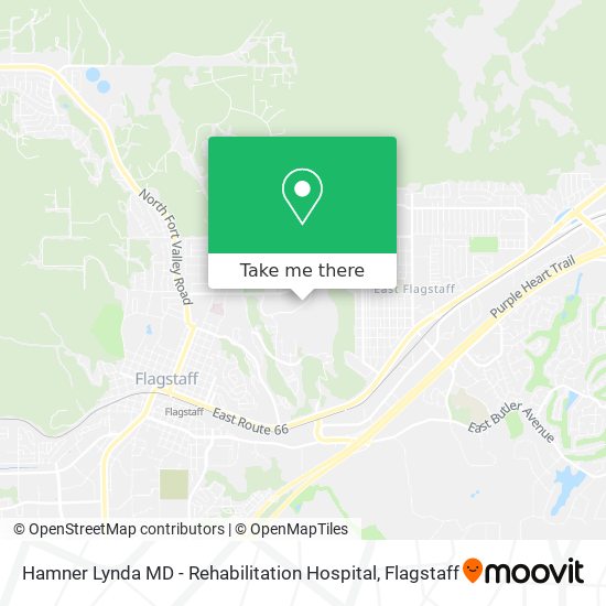 Hamner Lynda MD - Rehabilitation Hospital map