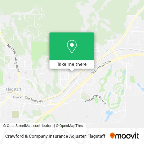 Crawford & Company Insurance Adjuster map