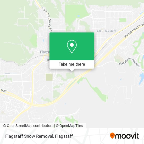Flagstaff Snow Removal map