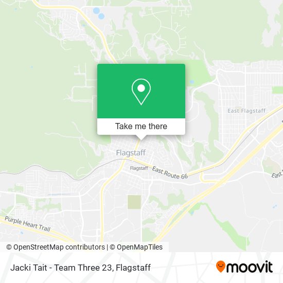 Jacki Tait - Team Three 23 map