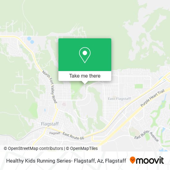 Healthy Kids Running Series- Flagstaff, Az map