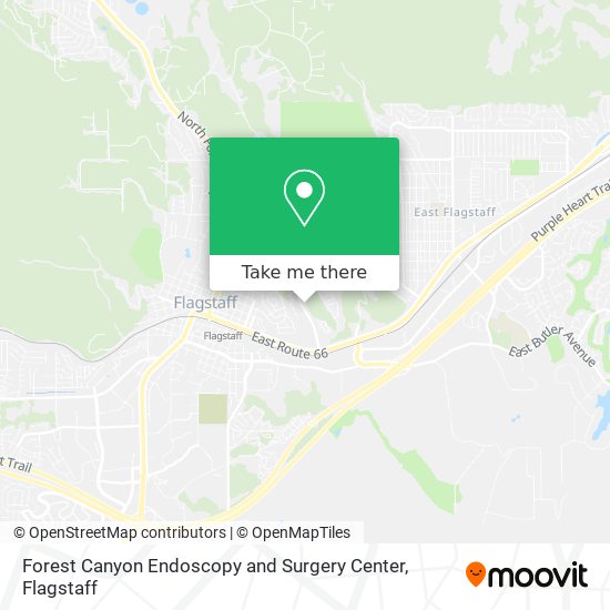 Forest Canyon Endoscopy and Surgery Center map