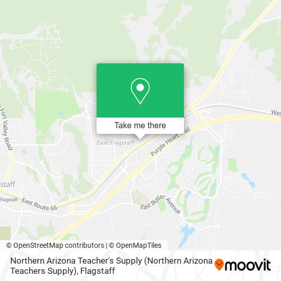 Mapa de Northern Arizona Teacher's Supply (Northern Arizona Teachers Supply)