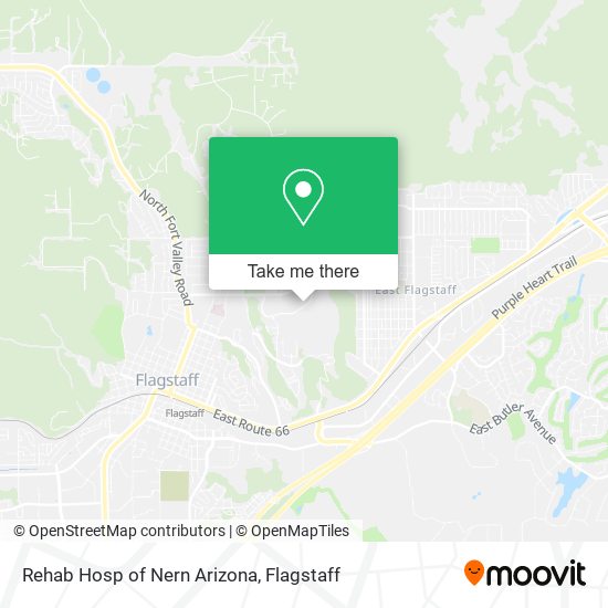 Mapa de Rehab Hosp of Nern Arizona