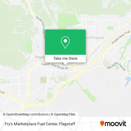 Mapa de Fry's Marketplace Fuel Center