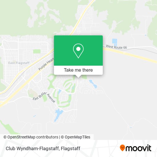 Club Wyndham-Flagstaff map