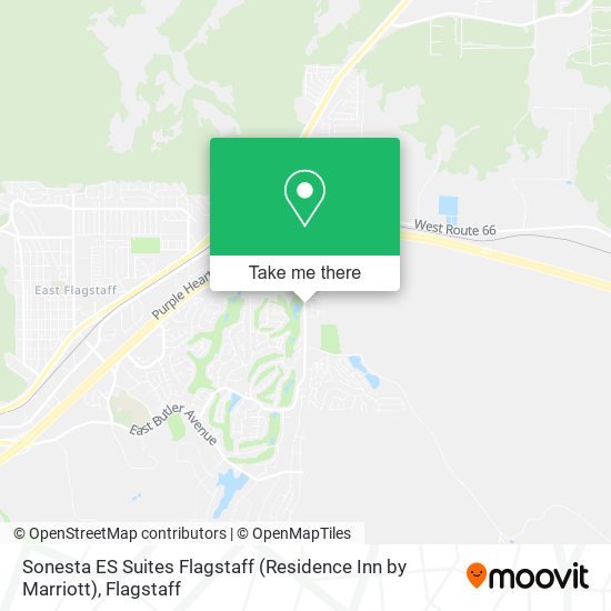 Sonesta ES Suites Flagstaff (Residence Inn by Marriott) map