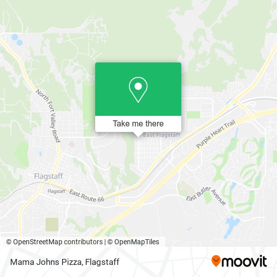 Mapa de Mama Johns Pizza