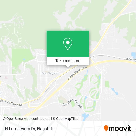 N Loma Vista Dr map
