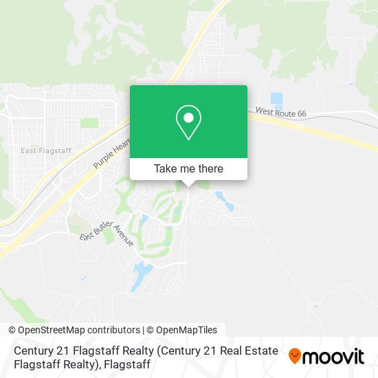 Century 21 Flagstaff Realty (Century 21 Real Estate Flagstaff Realty) map