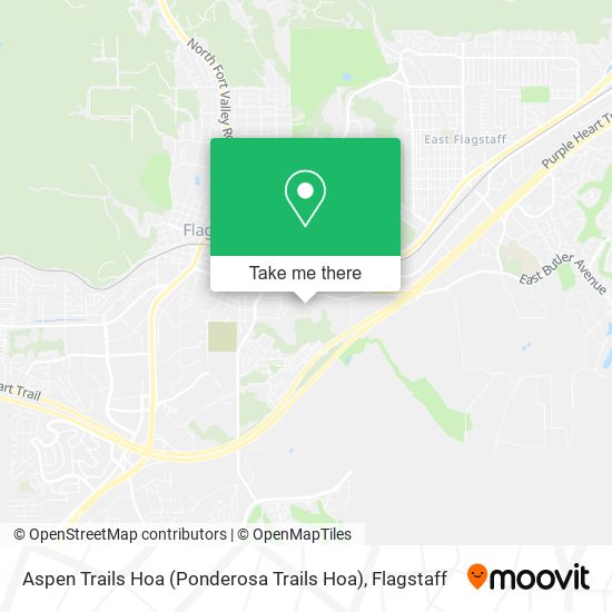 Mapa de Aspen Trails Hoa (Ponderosa Trails Hoa)
