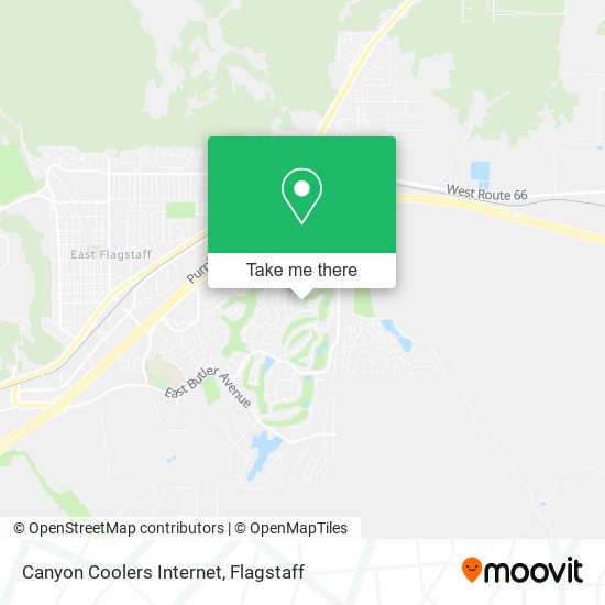 Canyon Coolers Internet map