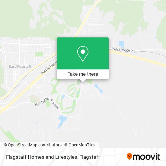Flagstaff Homes and Lifestyles map