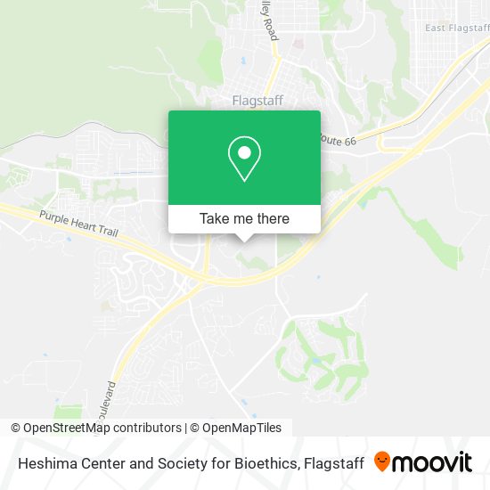 Heshima Center and Society for Bioethics map