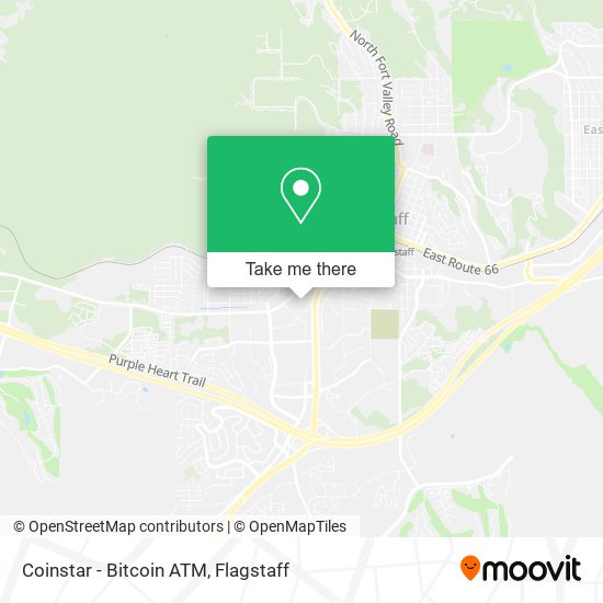 Mapa de Coinstar - Bitcoin ATM