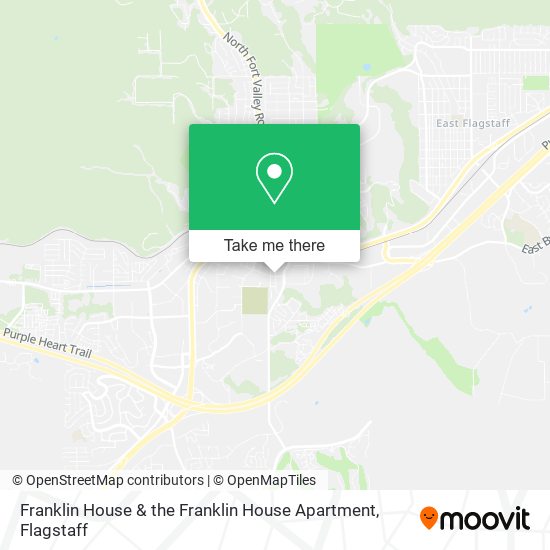 Franklin House & the Franklin House Apartment map